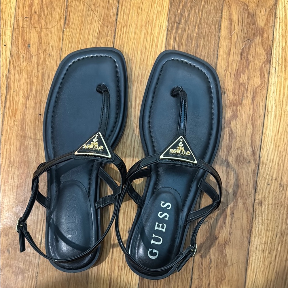 GUESS Black Sandals for Women
